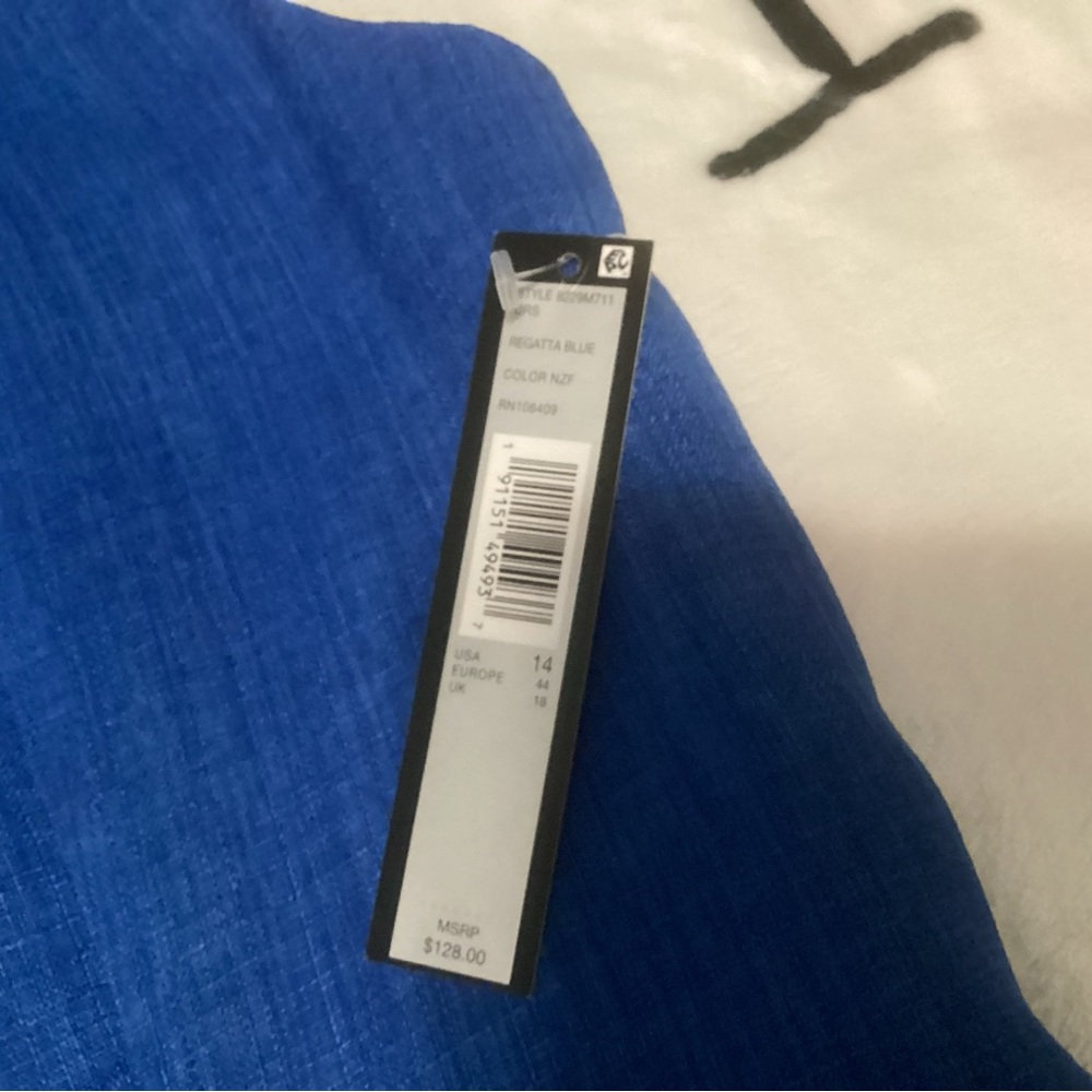 Tahari Royal Blue Casual Dress